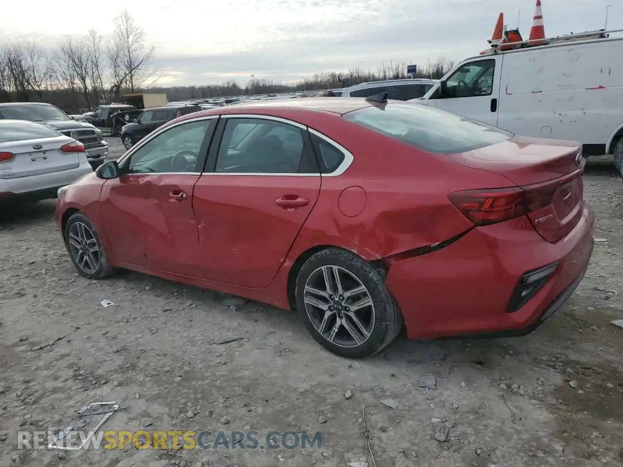 2 Photograph of a damaged car 3KPF54ADXME349152 KIA FORTE 2021