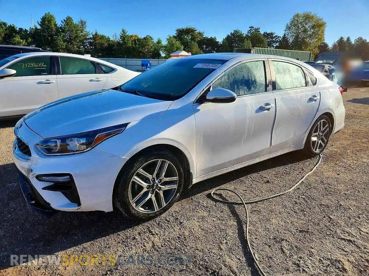 1 Photograph of a damaged car 3KPF54ADXME350186 KIA FORTE 2021