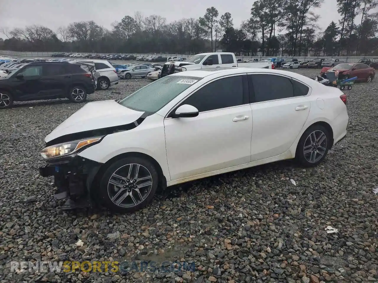 1 Photograph of a damaged car 3KPF54ADXME392695 KIA FORTE 2021