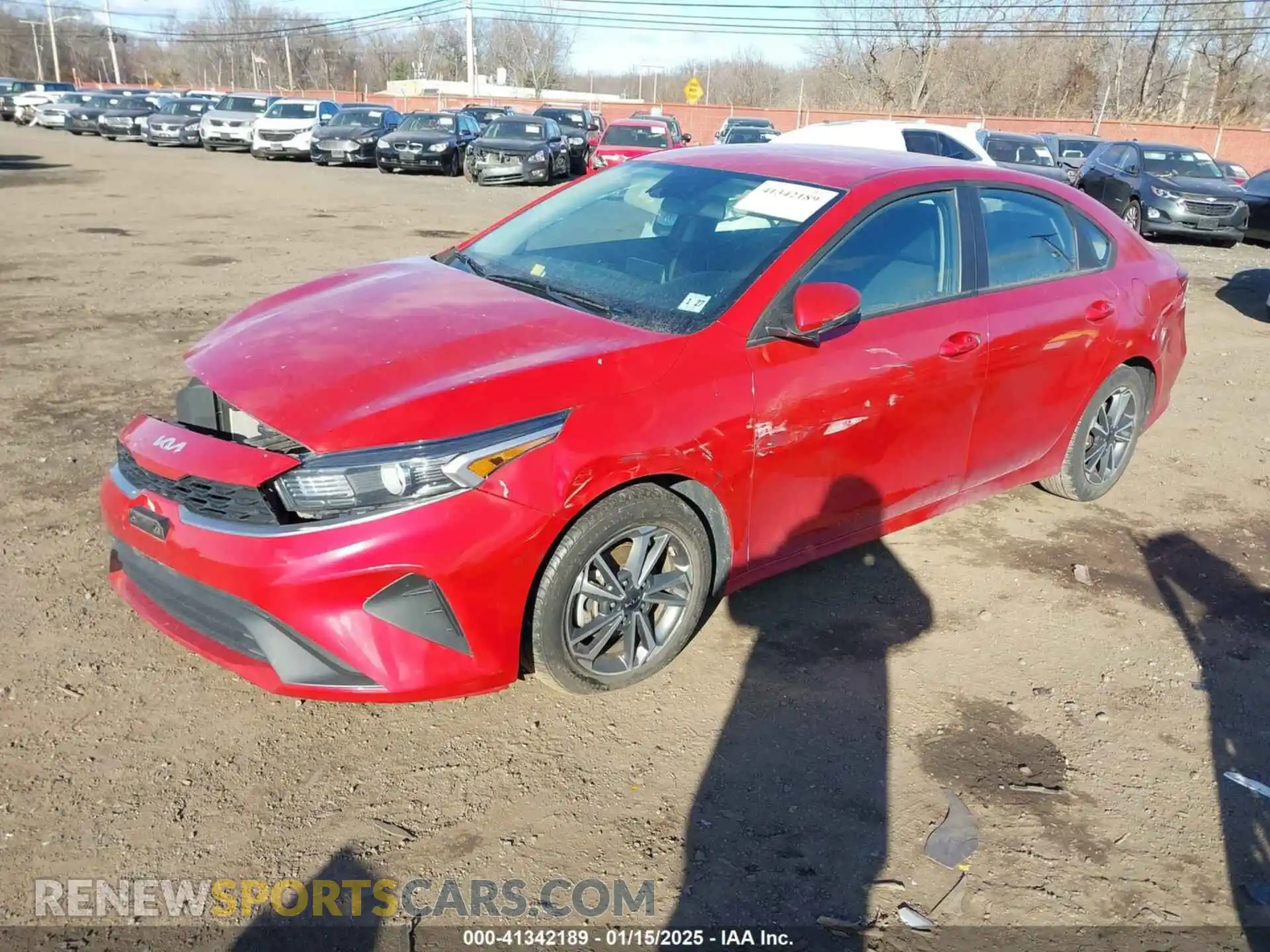 2 Photograph of a damaged car 3KPF24AD0NE437573 KIA FORTE 2022