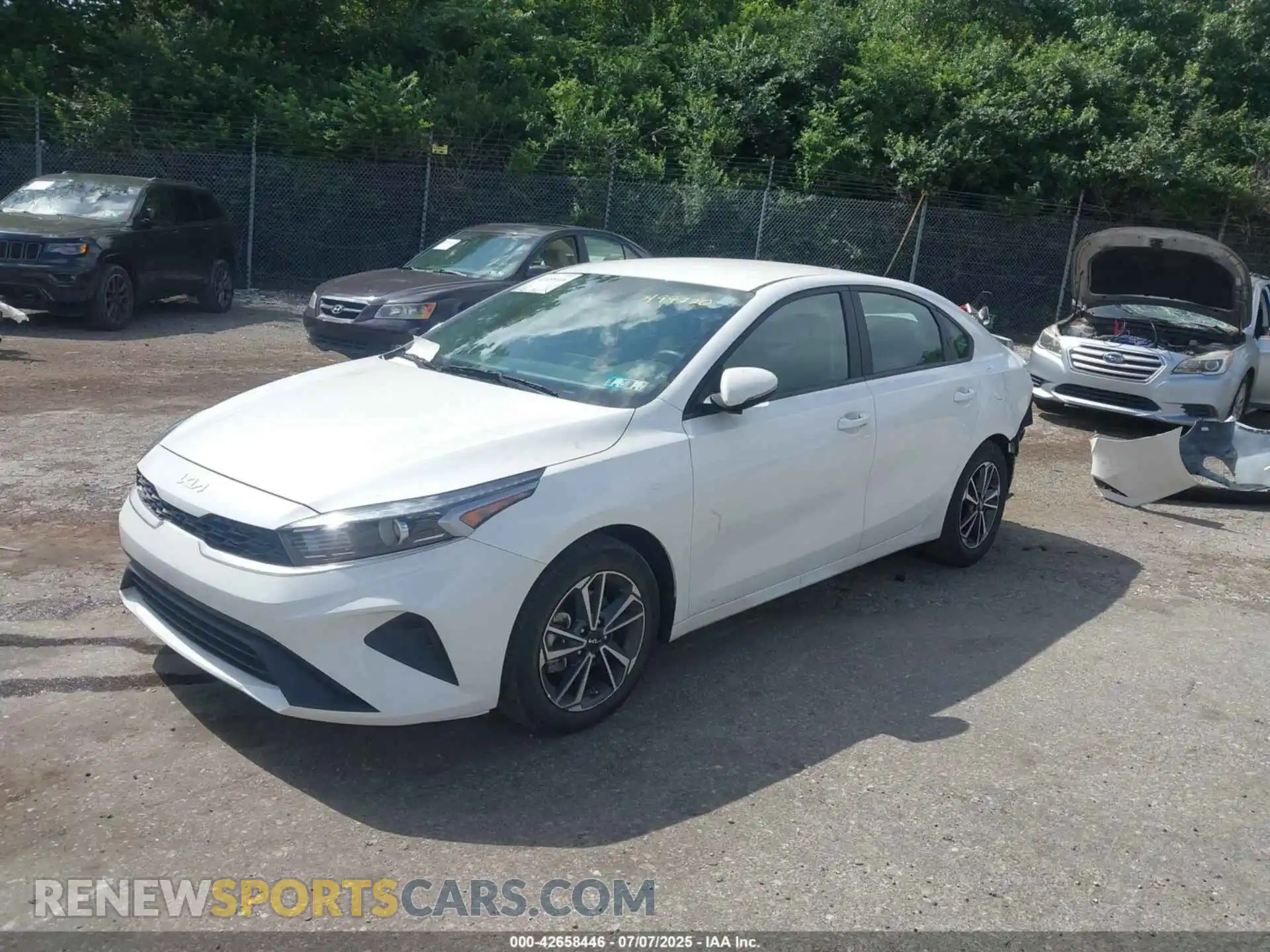 2 Photograph of a damaged car 3KPF24AD0NE499720 KIA FORTE 2022