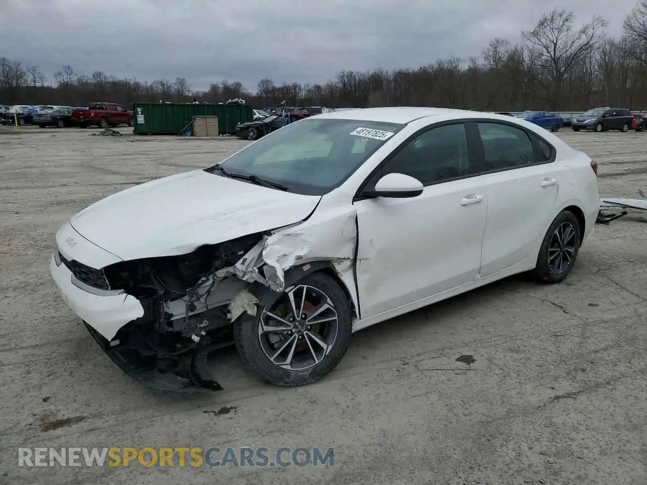 1 Photograph of a damaged car 3KPF24AD1NE487446 KIA FORTE 2022