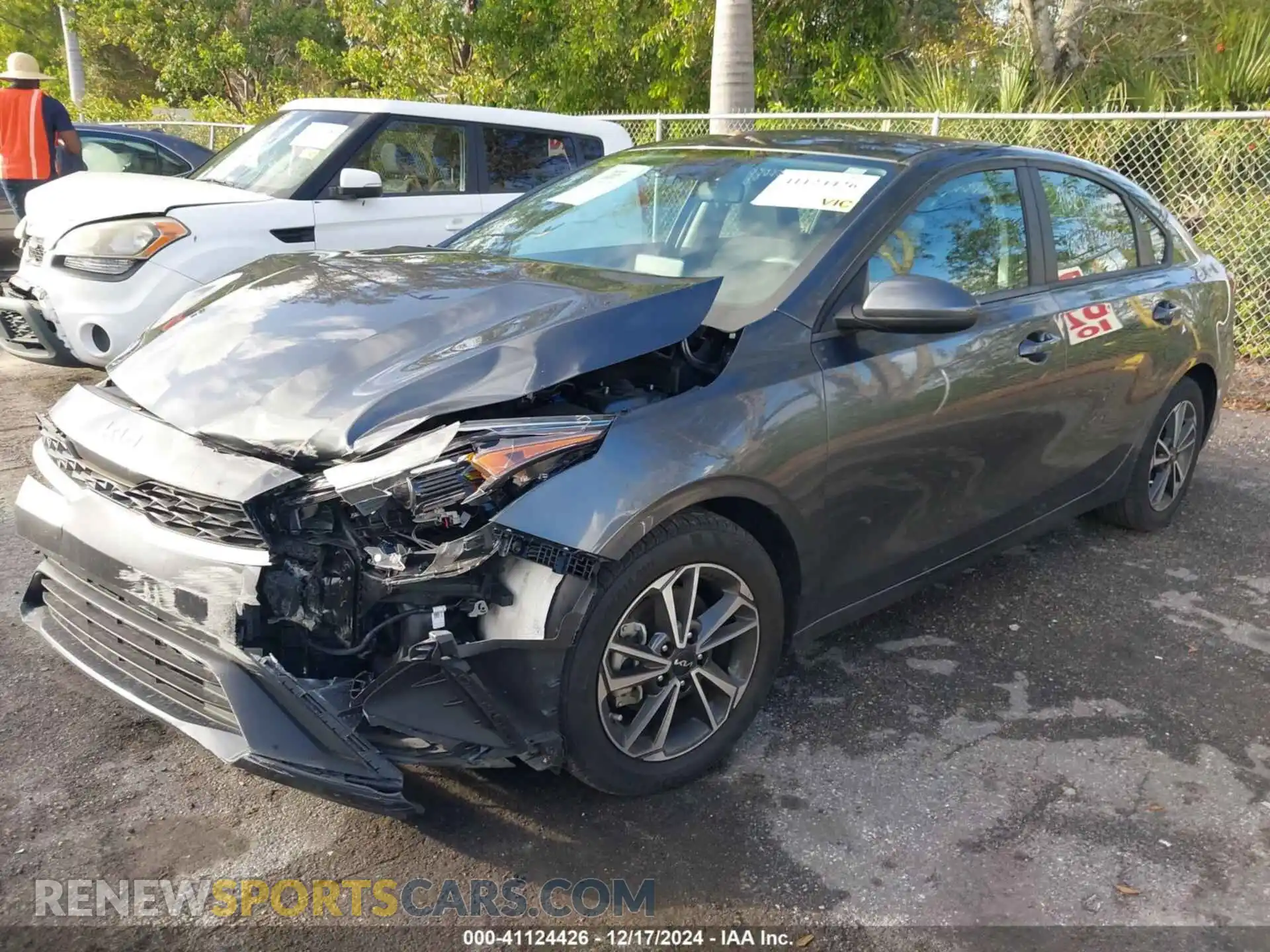 2 Photograph of a damaged car 3KPF24AD2NE457761 KIA FORTE 2022