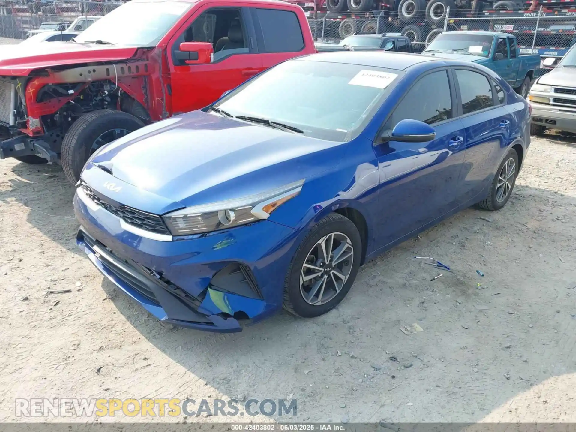 2 Photograph of a damaged car 3KPF24AD3NE438877 KIA FORTE 2022