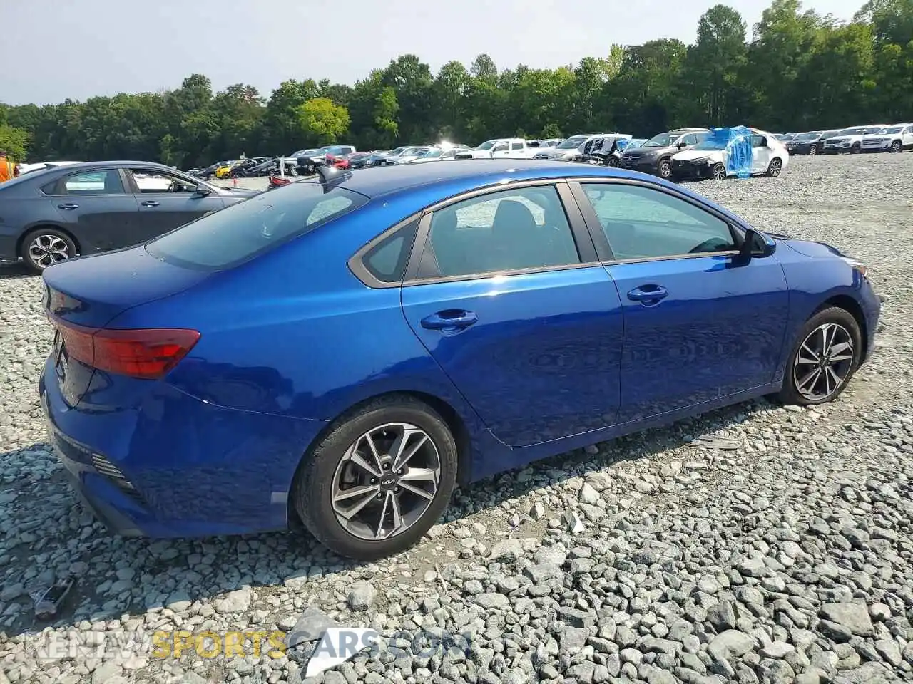 3 fotografías del automóvil dañado 3KPF24AD4NE416175 KIA FORTE 2022