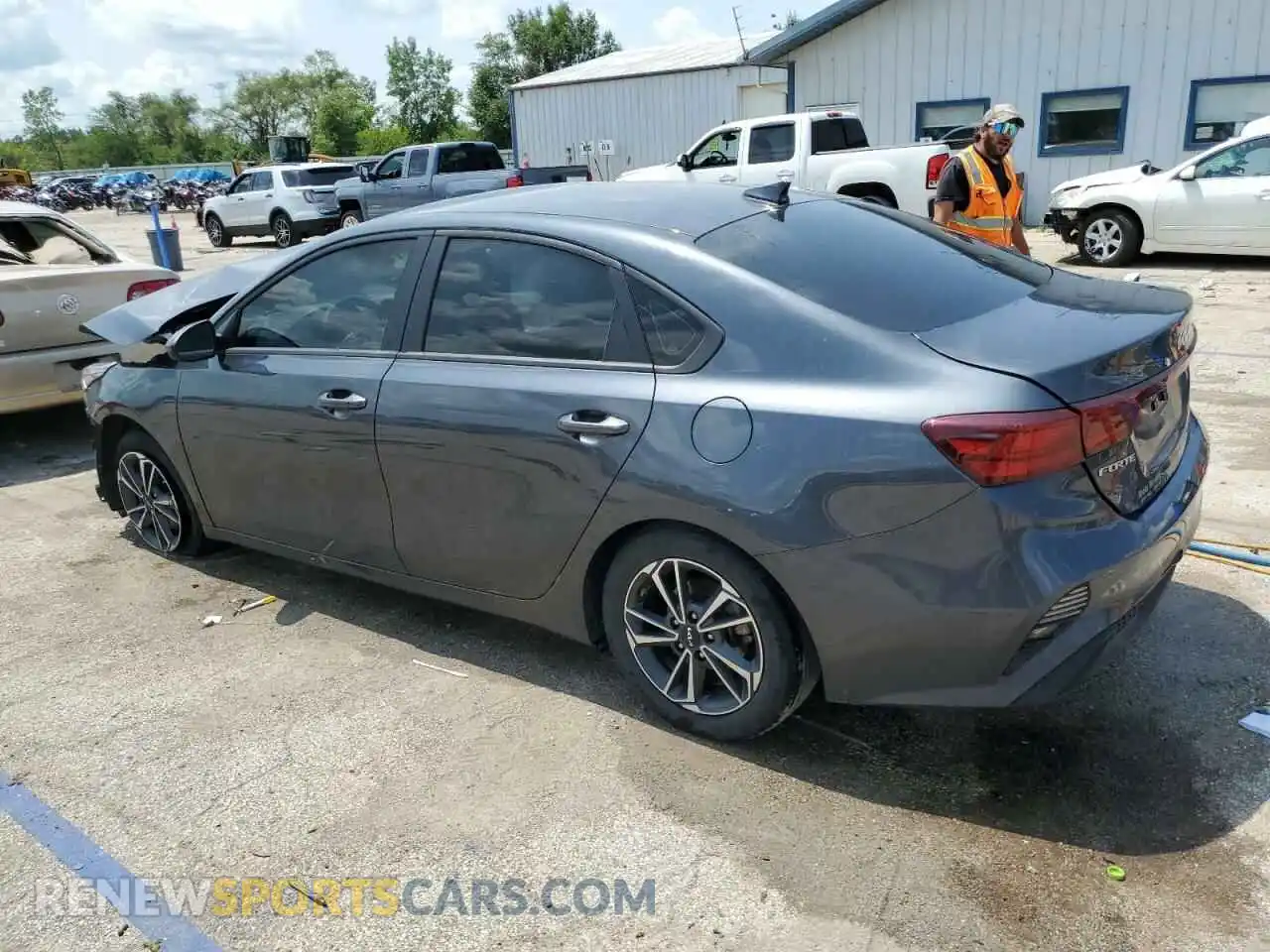 2 Photograph of a damaged car 3KPF24AD4NE417844 KIA FORTE 2022