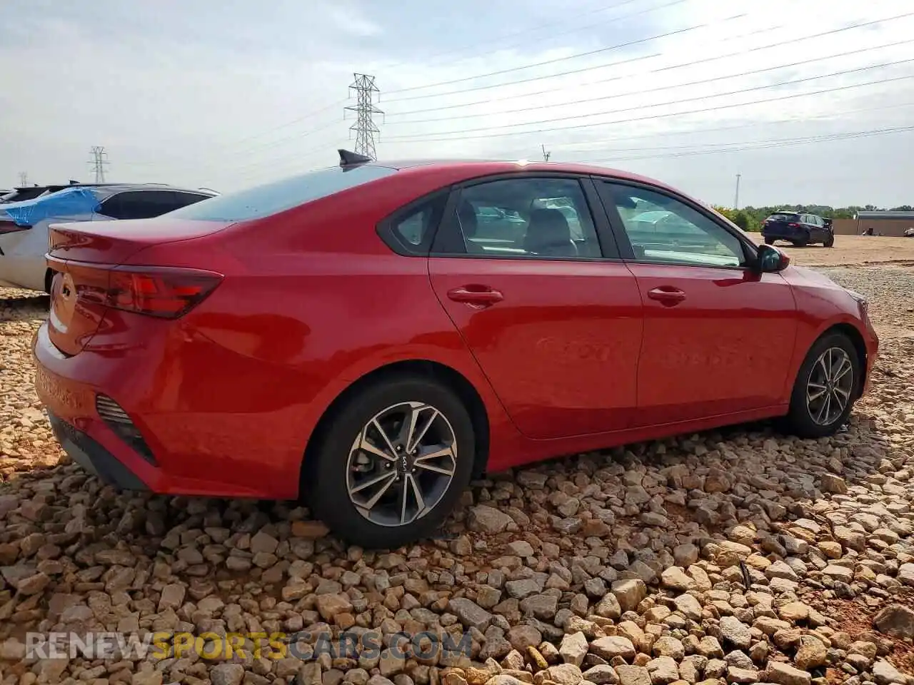 3 fotografías del automóvil dañado 3KPF24AD4NE447913 KIA FORTE 2022