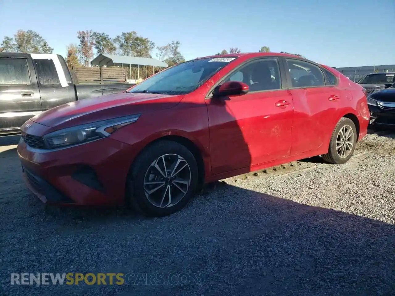 1 Photograph of a damaged car 3KPF24AD4NE458751 KIA FORTE 2022
