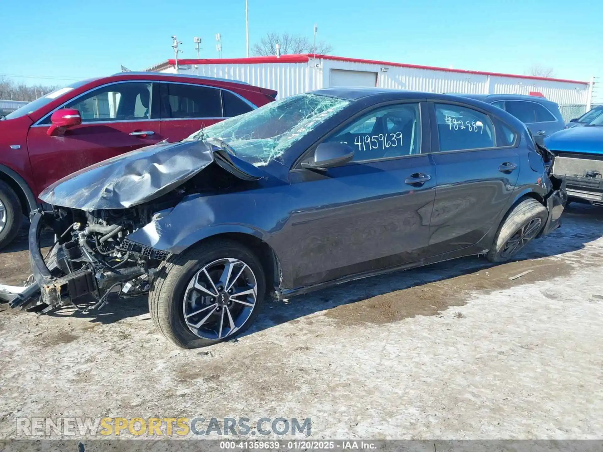 2 Photograph of a damaged car 3KPF24AD6NE482887 KIA FORTE 2022