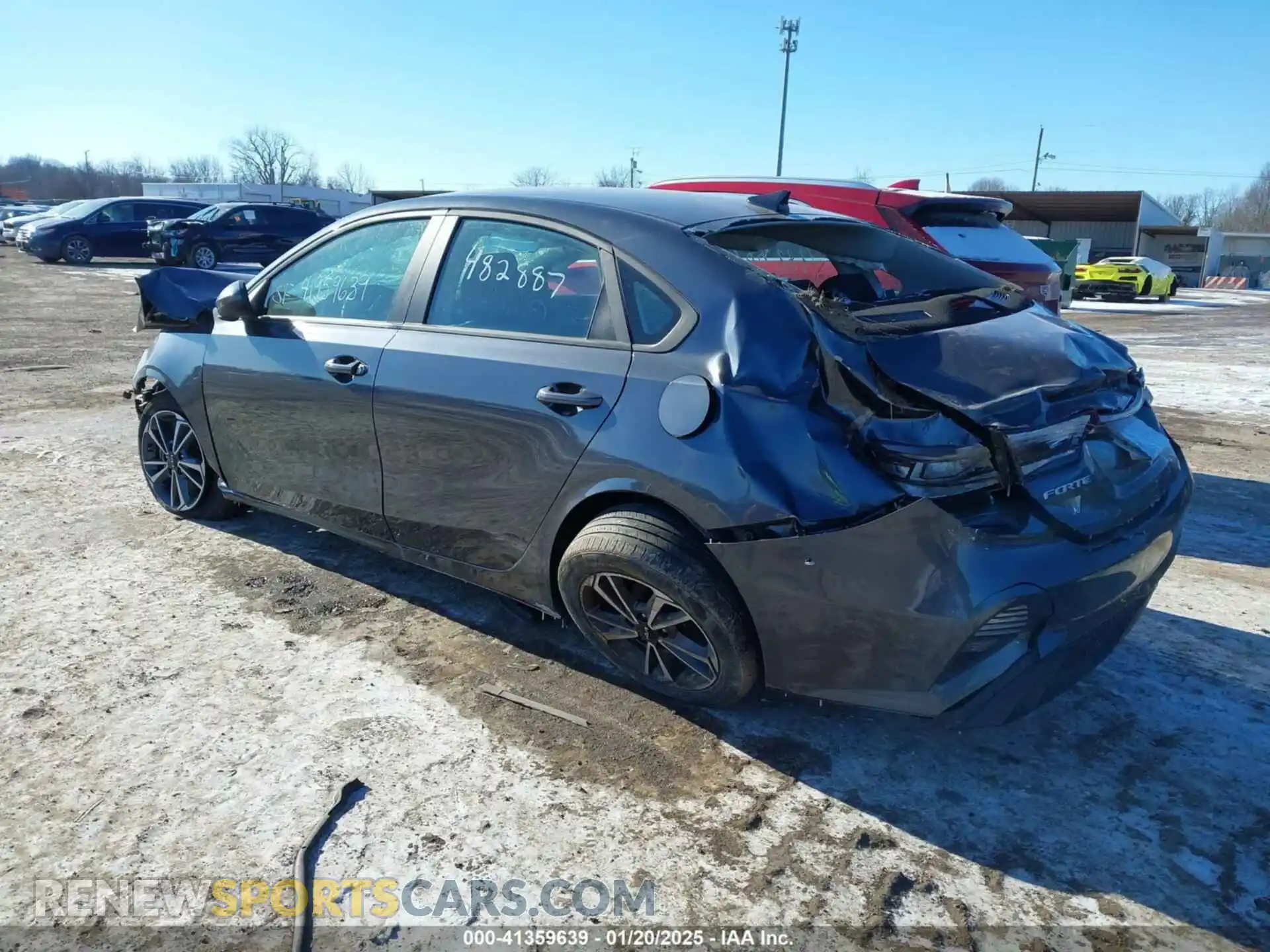 3 Photograph of a damaged car 3KPF24AD6NE482887 KIA FORTE 2022