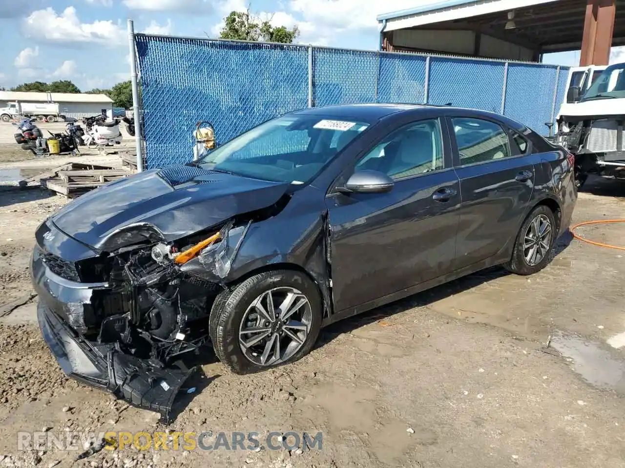 1 Photograph of a damaged car 3KPF24AD7NE433813 KIA FORTE 2022