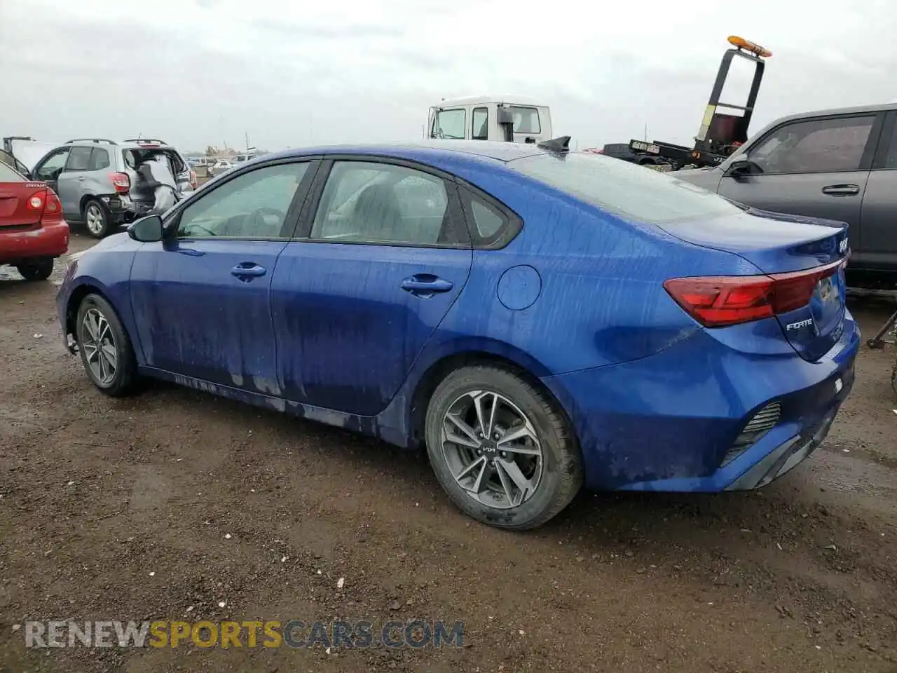 2 fotografías del automóvil dañado 3KPF24AD8NE417975 KIA FORTE 2022