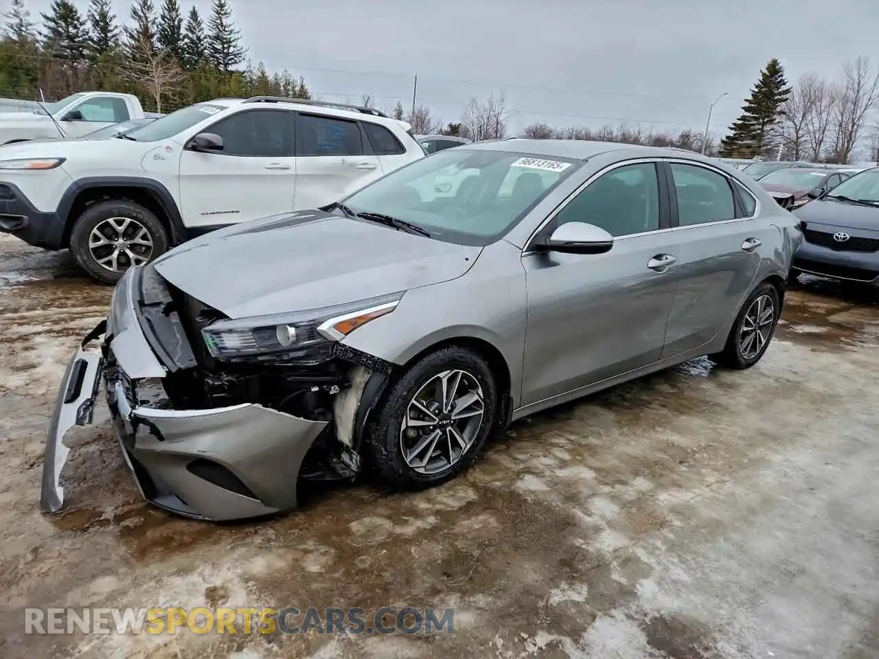 1 Photograph of a damaged car 3KPF34AD0NE511586 KIA FORTE 2022
