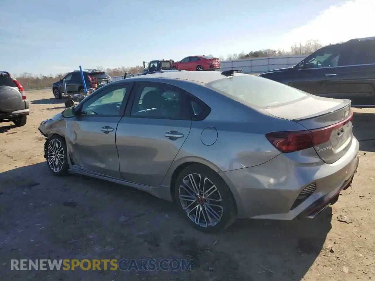 2 Photograph of a damaged car 3KPF44AC0NE443875 KIA FORTE 2022