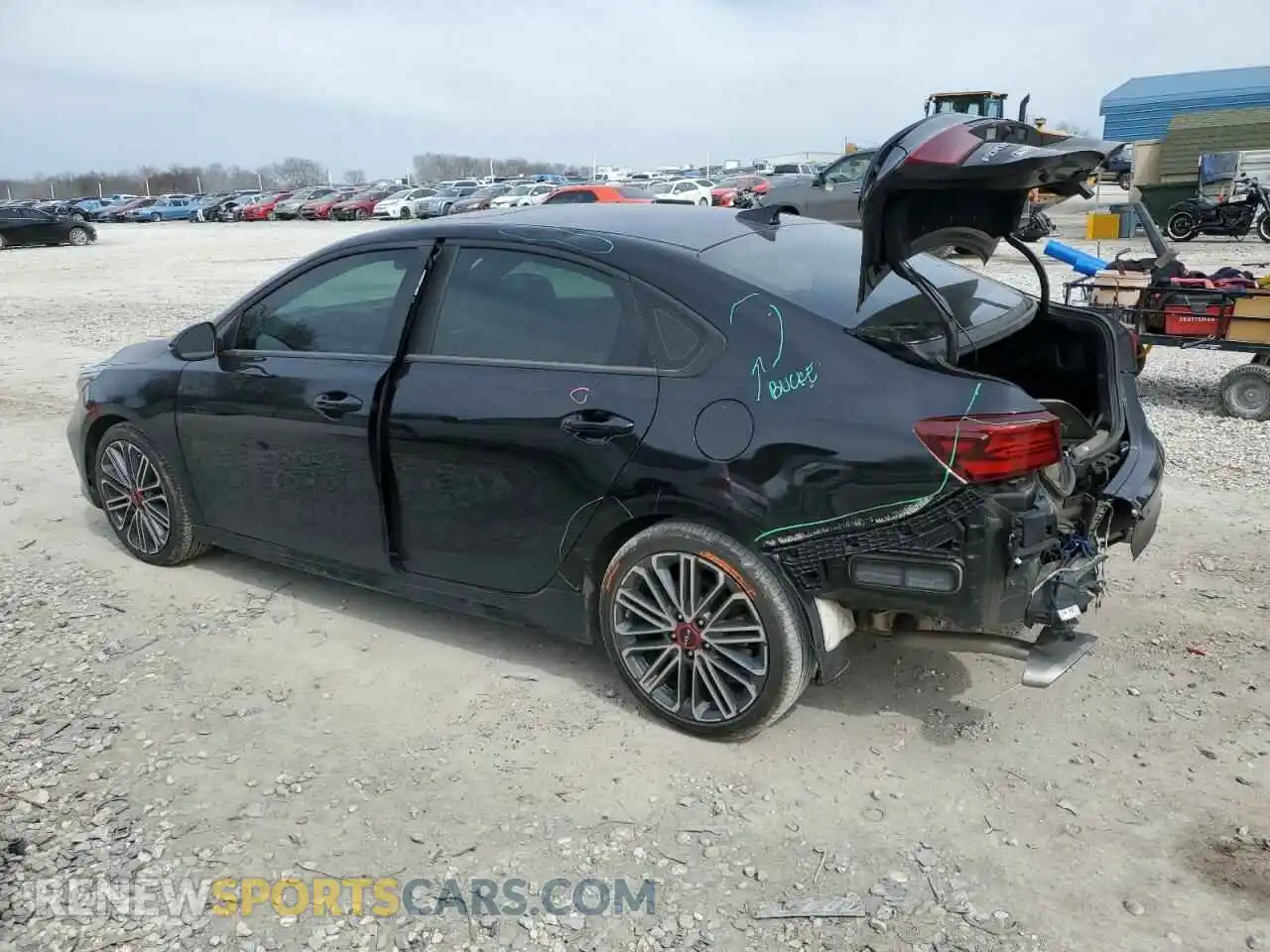 2 Photograph of a damaged car 3KPF44AC0NE456173 KIA FORTE 2022
