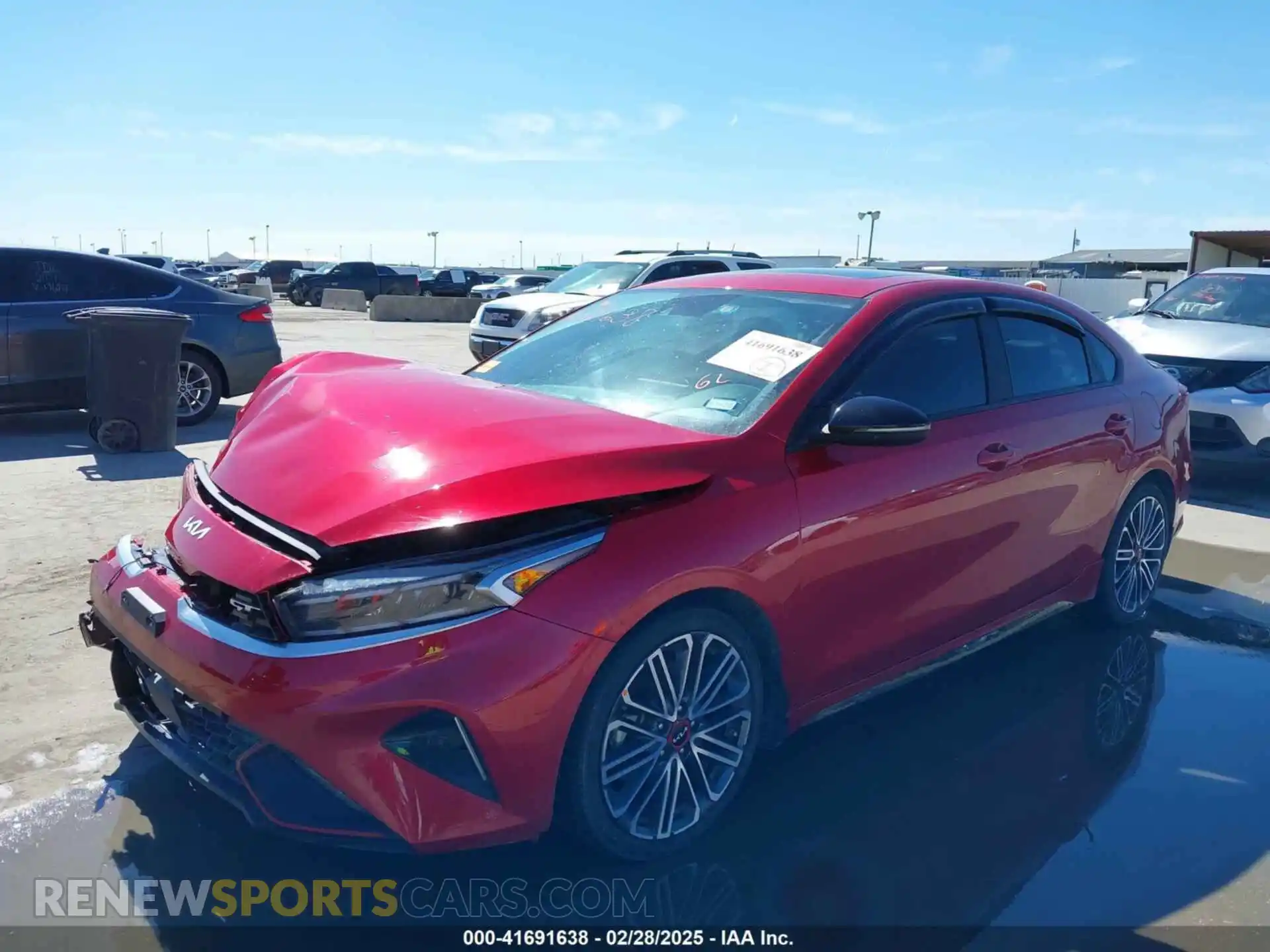 2 Photograph of a damaged car 3KPF44AC2NE485559 KIA FORTE 2022