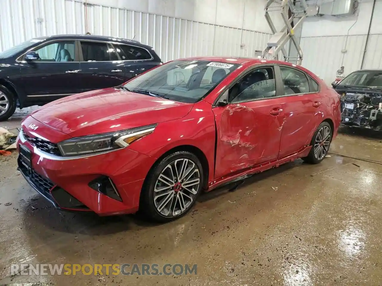 1 Photograph of a damaged car 3KPF44AC3NE476515 KIA FORTE 2022