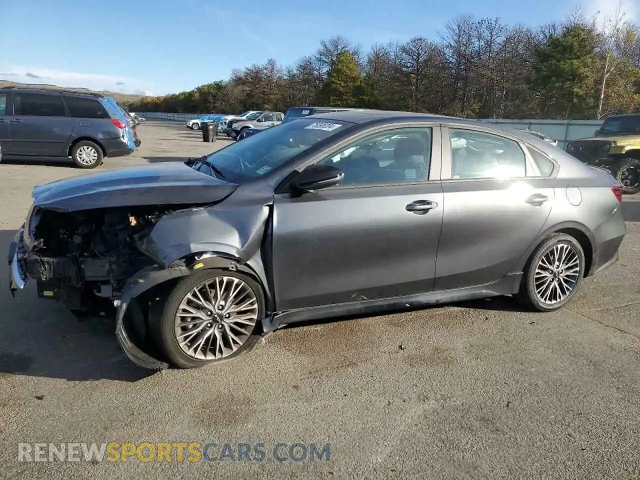 1 Photograph of a damaged car 3KPF54AD2NE501748 KIA FORTE 2022