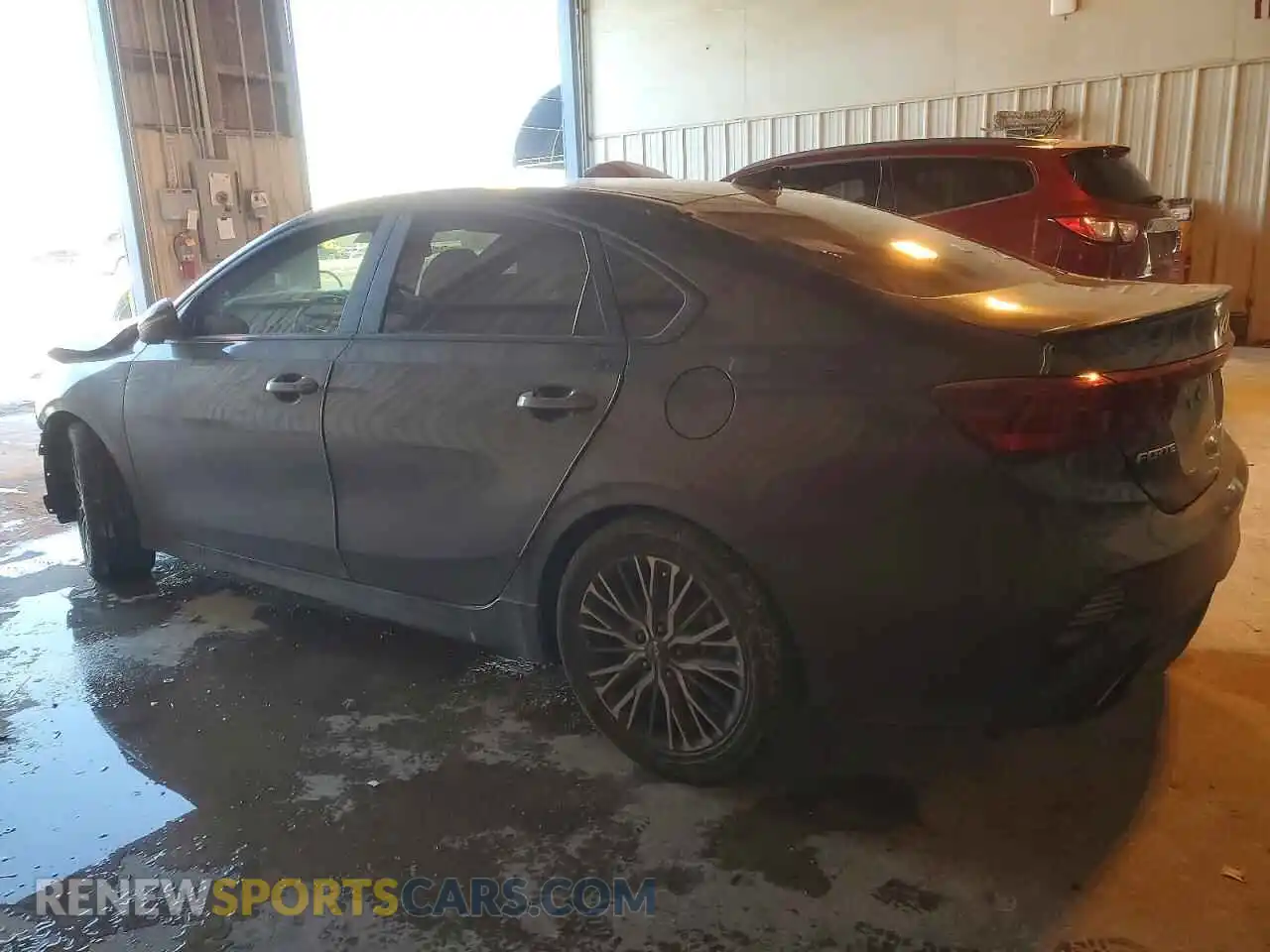 2 fotografías del automóvil dañado 3KPF54AD2NE507226 KIA FORTE 2022