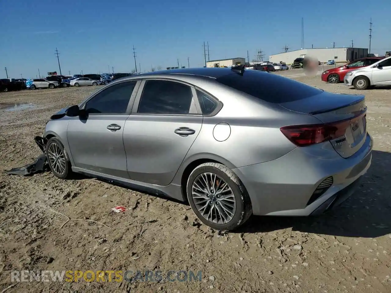 2 fotografías del automóvil dañado 3KPF54AD4NE436501 KIA FORTE 2022