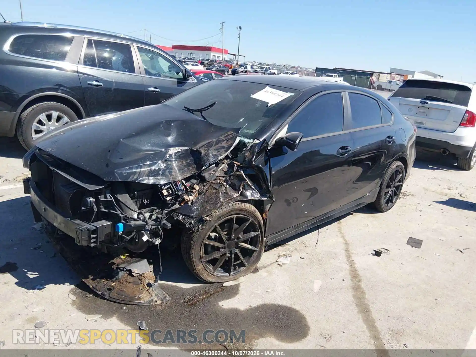 2 Photograph of a damaged car 3KPF54AD5NE501419 KIA FORTE 2022