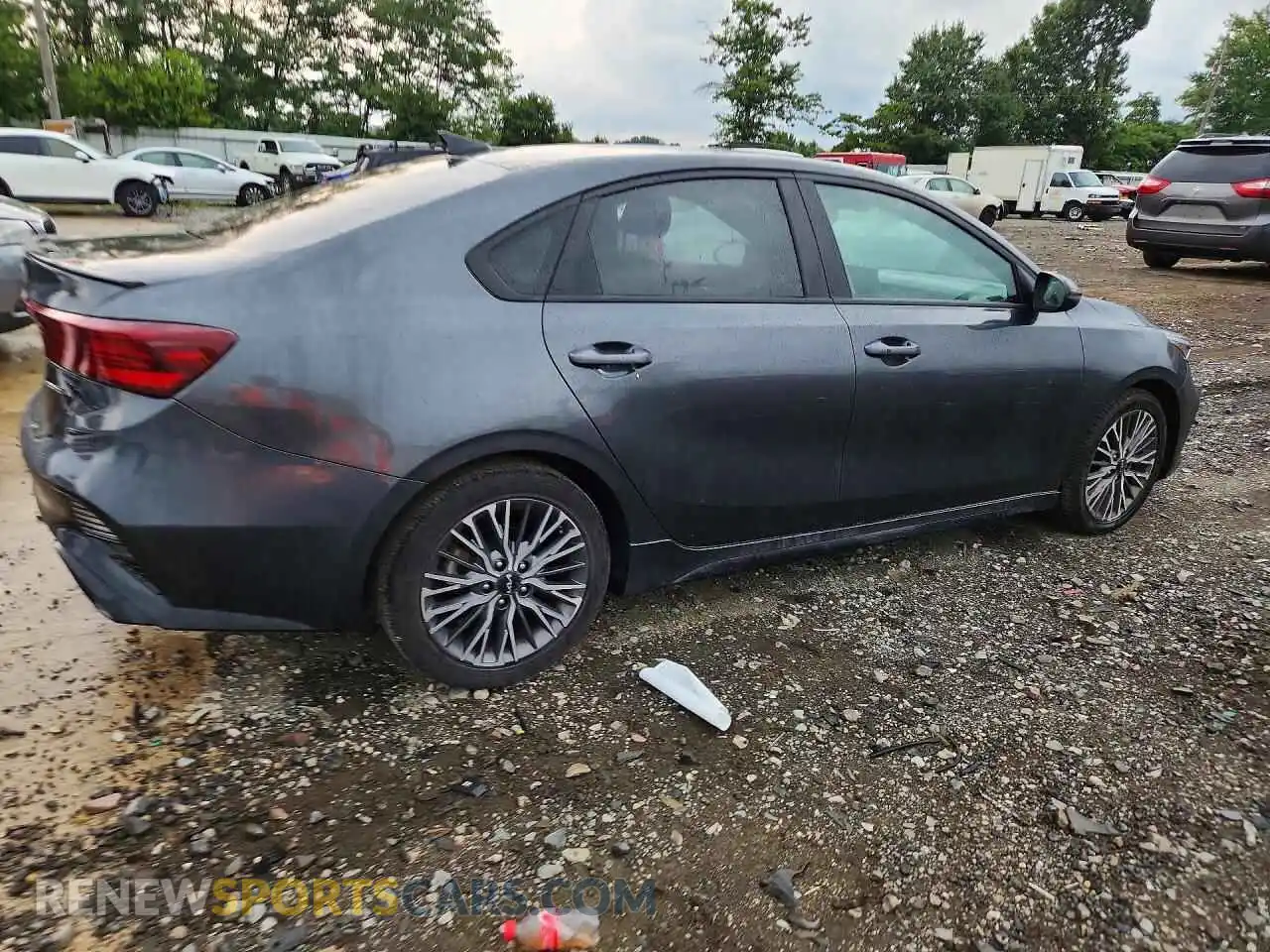 3 fotografías del automóvil dañado 3KPF54AD5NE510962 KIA FORTE 2022