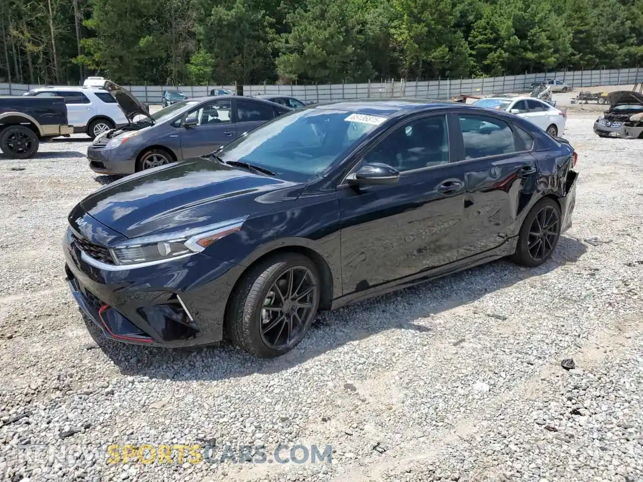 1 Photograph of a damaged car 3KPF54AD6NE501543 KIA FORTE 2022
