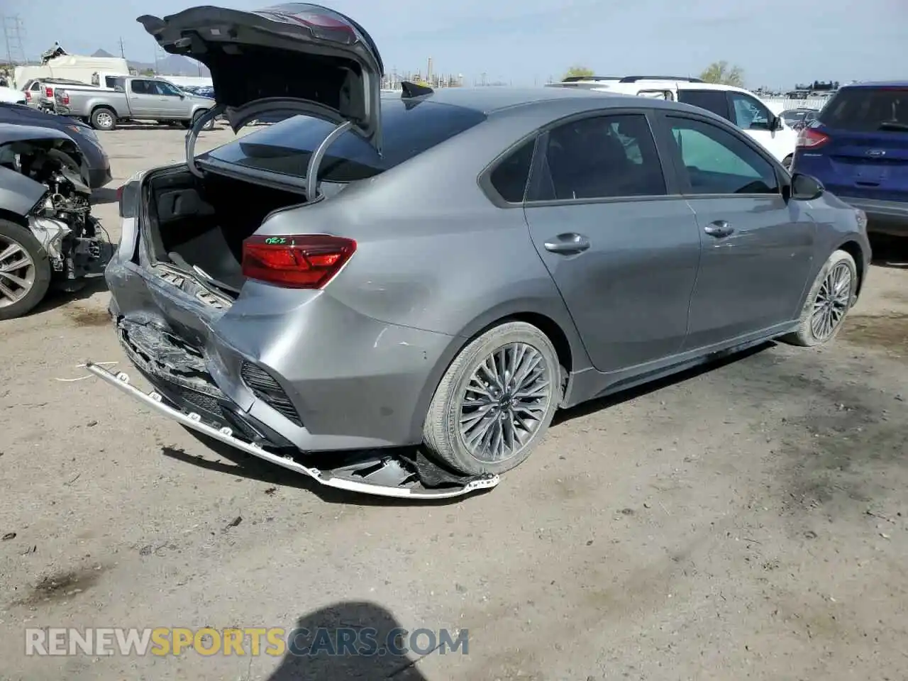 3 Photograph of a damaged car 3KPF54AD7NE507724 KIA FORTE 2022