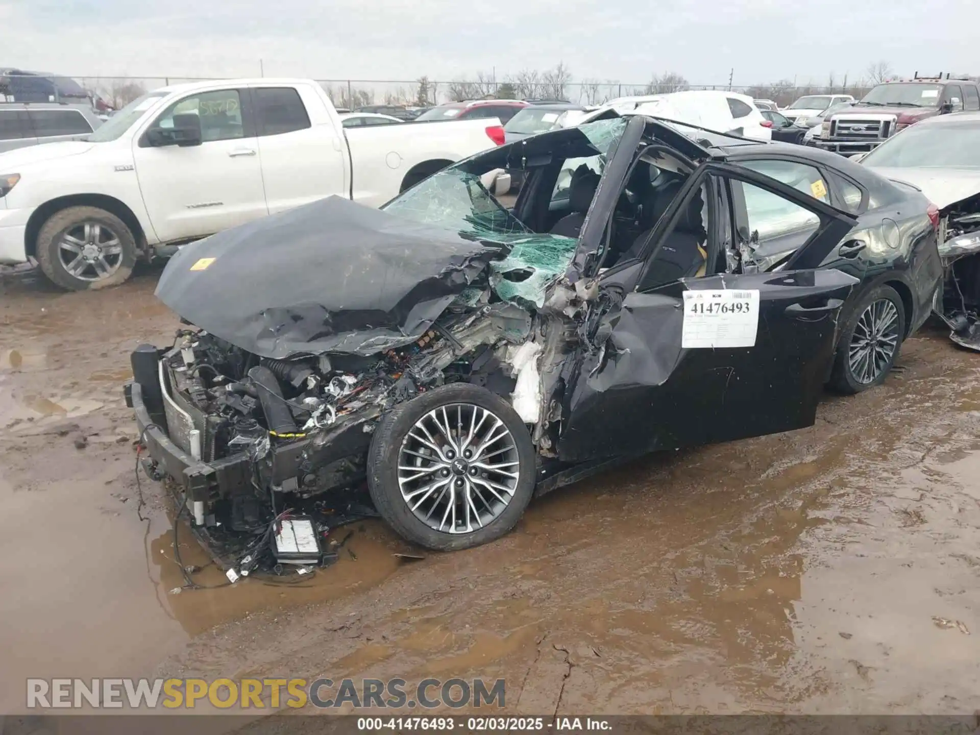 2 Photograph of a damaged car 3KPF54AD9NE488982 KIA FORTE 2022