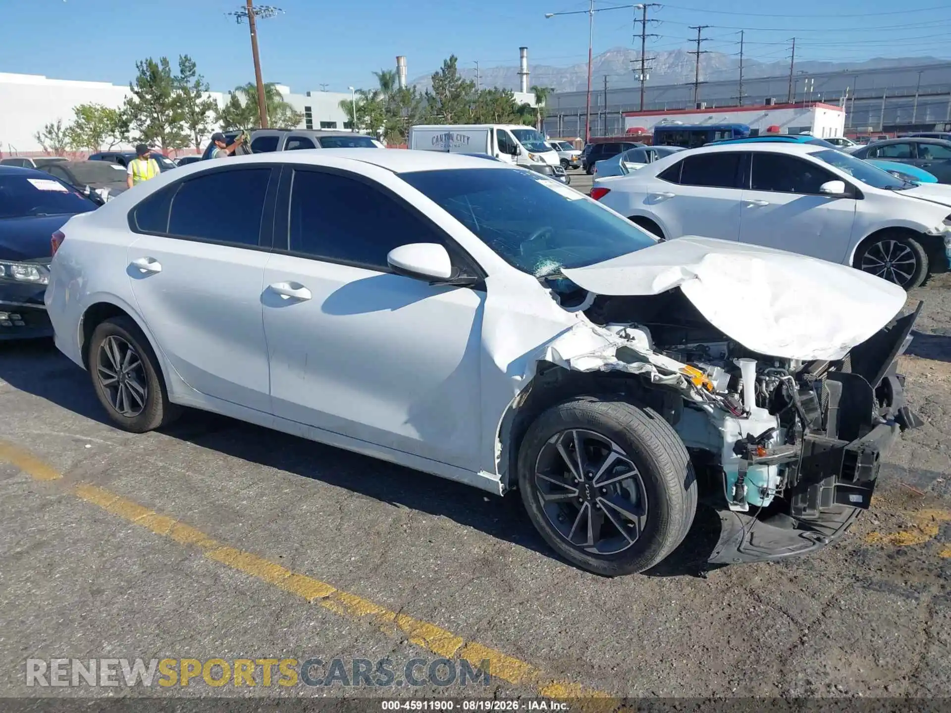 1 Photograph of a damaged car 3KPF24AD0PE653698 KIA FORTE 2023