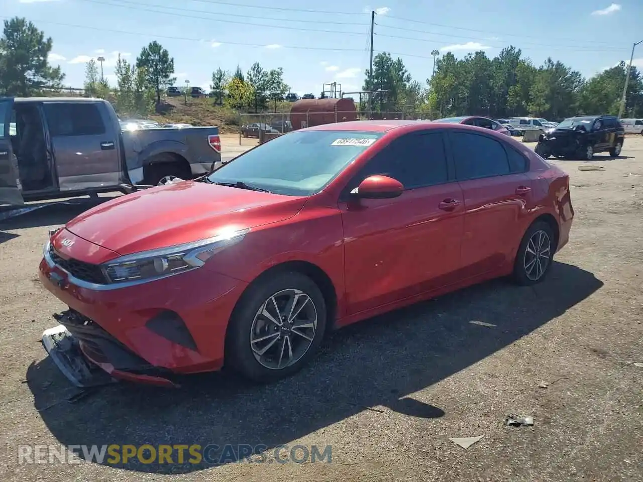 1 Photograph of a damaged car 3KPF24AD5PE612984 KIA FORTE 2023