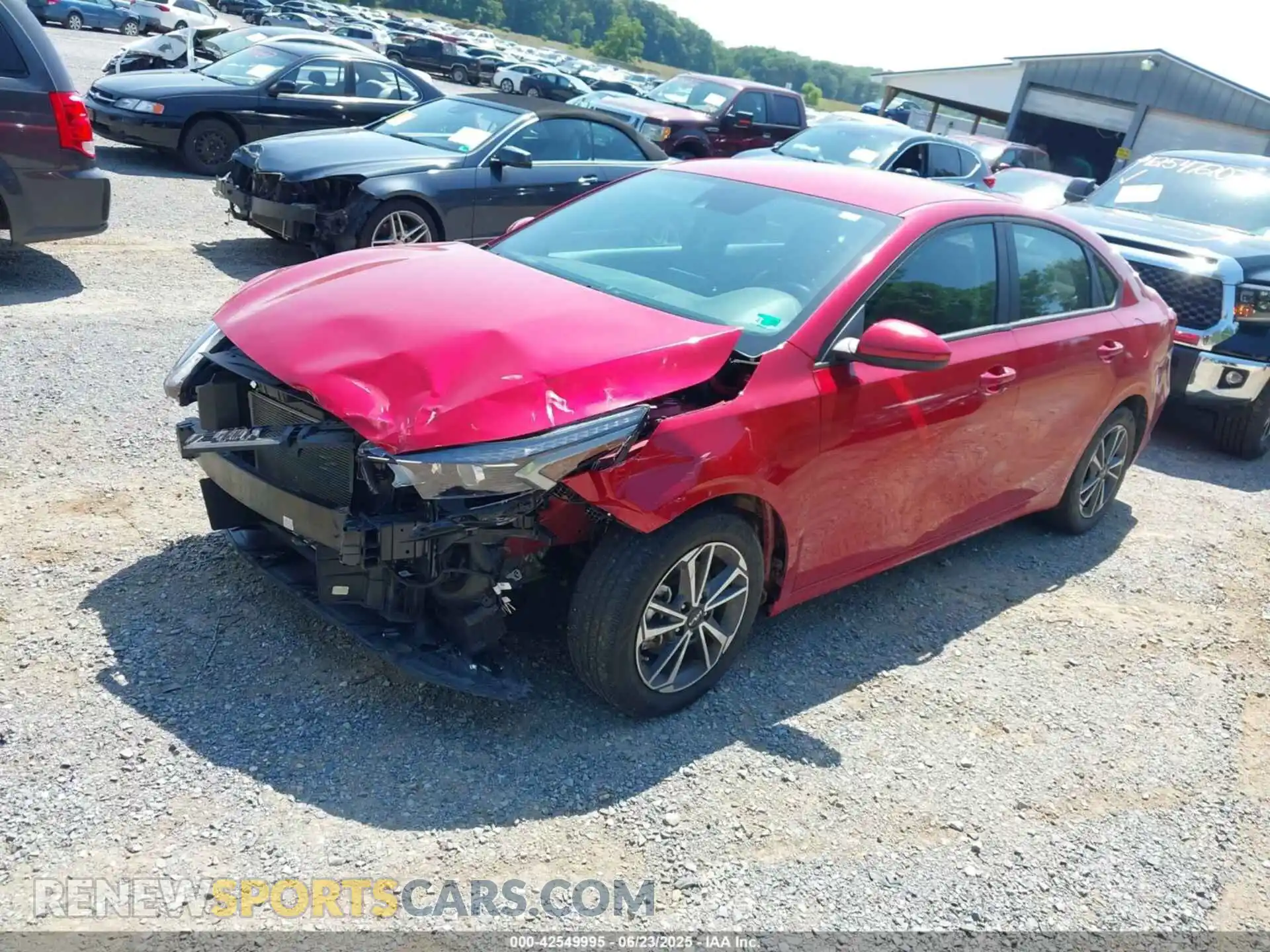 2 Photograph of a damaged car 3KPF24AD7PE597596 KIA FORTE 2023