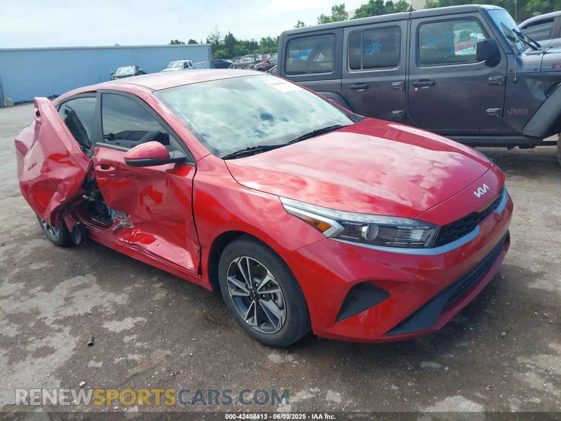 1 Photograph of a damaged car 3KPF24ADXPE665535 KIA FORTE 2023