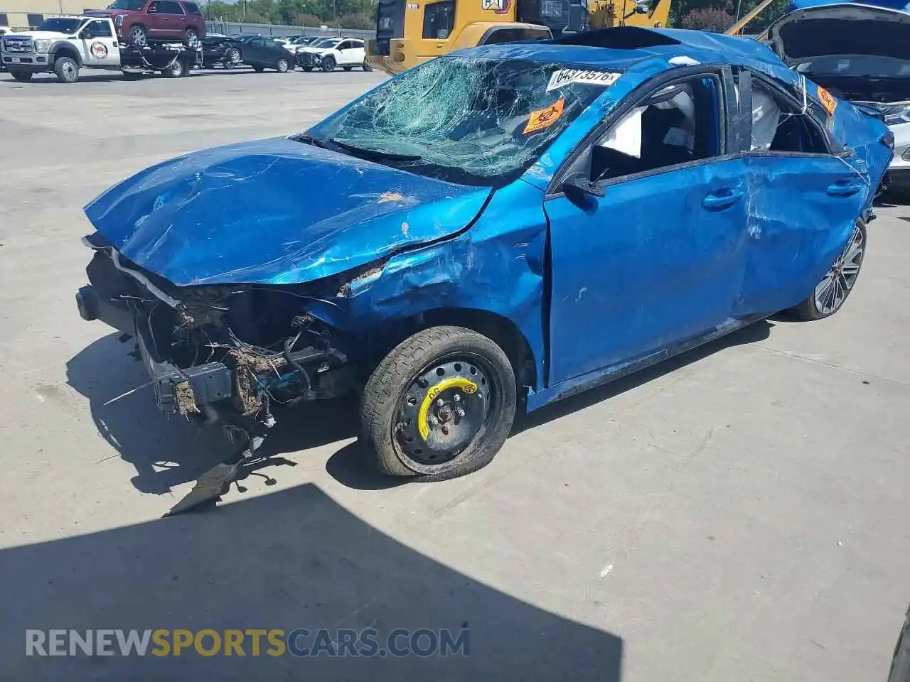 1 Photograph of a damaged car 3KPF44AC1PE593254 KIA FORTE 2023