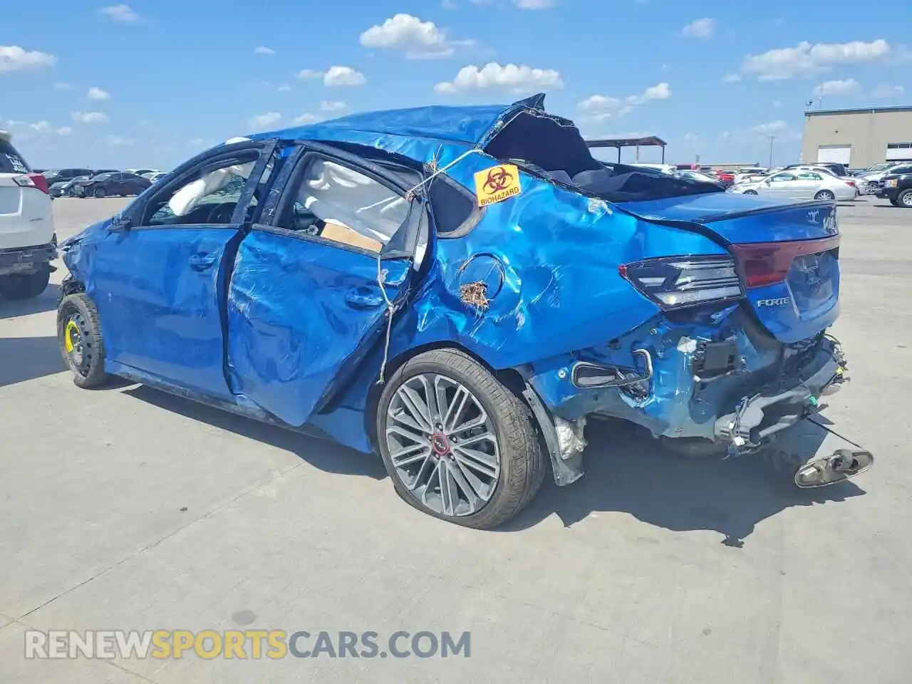 2 Photograph of a damaged car 3KPF44AC1PE593254 KIA FORTE 2023