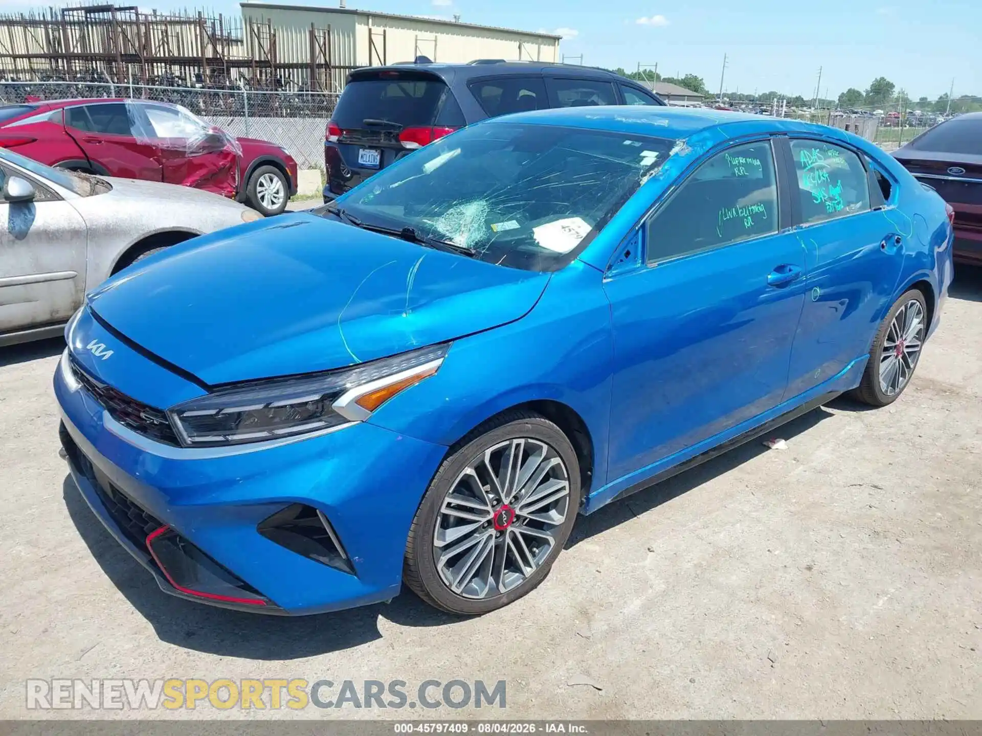 2 Photograph of a damaged car 3KPF44AC3PE593482 KIA FORTE 2023