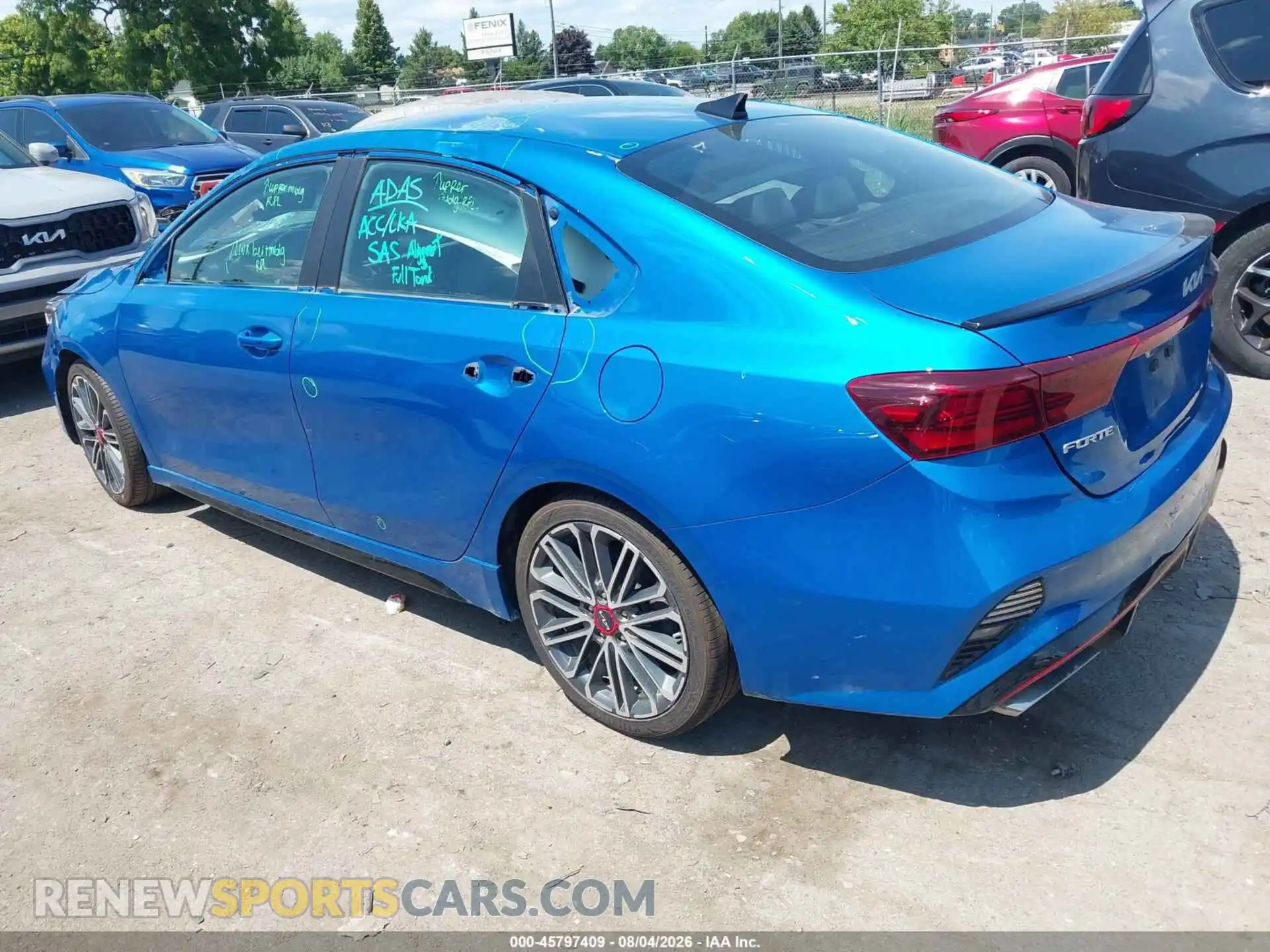 3 Photograph of a damaged car 3KPF44AC3PE593482 KIA FORTE 2023