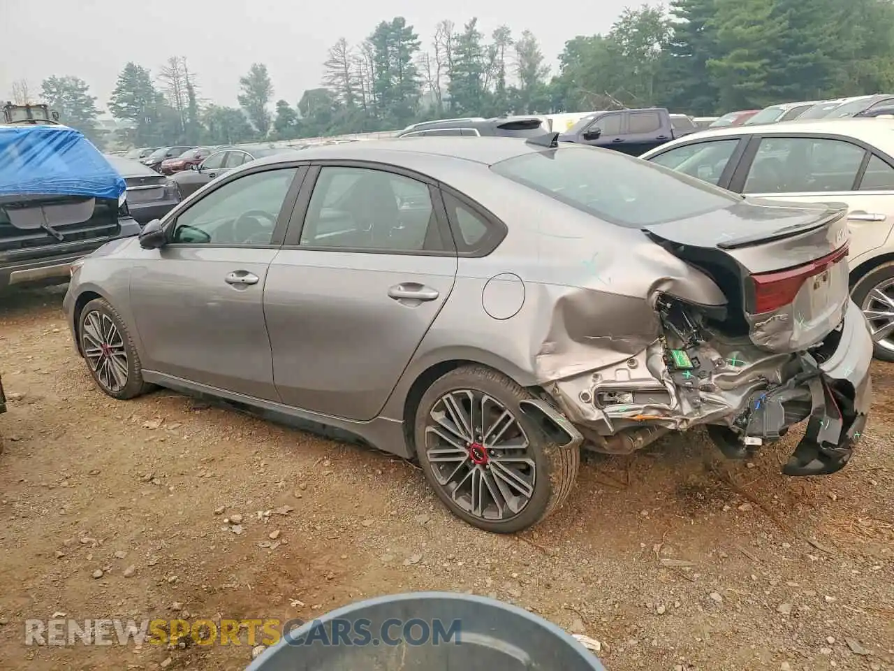 2 fotografías del automóvil dañado 3KPF44AC4PE599355 KIA FORTE 2023