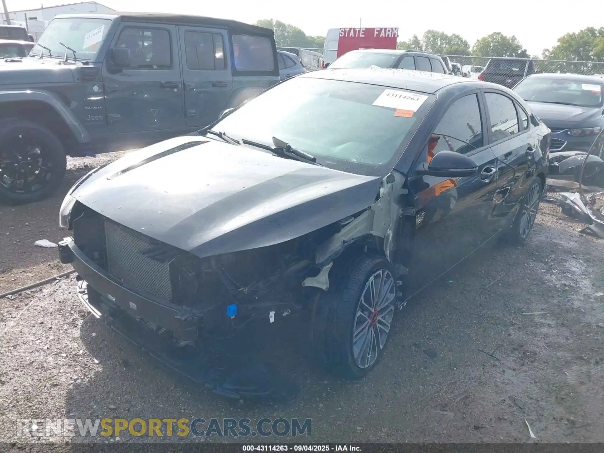 2 Photograph of a damaged car 3KPF44AC4PE620771 KIA FORTE 2023
