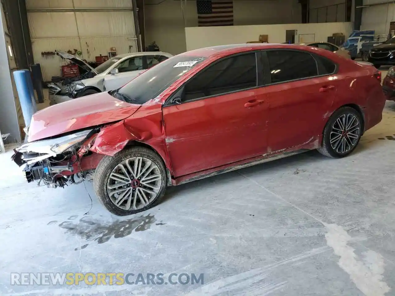 1 Photograph of a damaged car 3KPF44AC6PE590804 KIA FORTE 2023