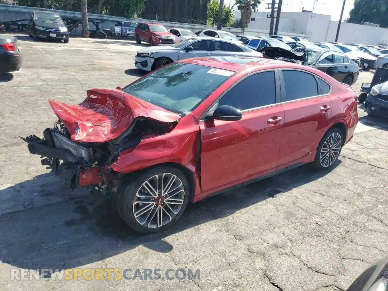 1 Photograph of a damaged car 3KPF44AC8PE514419 KIA FORTE 2023