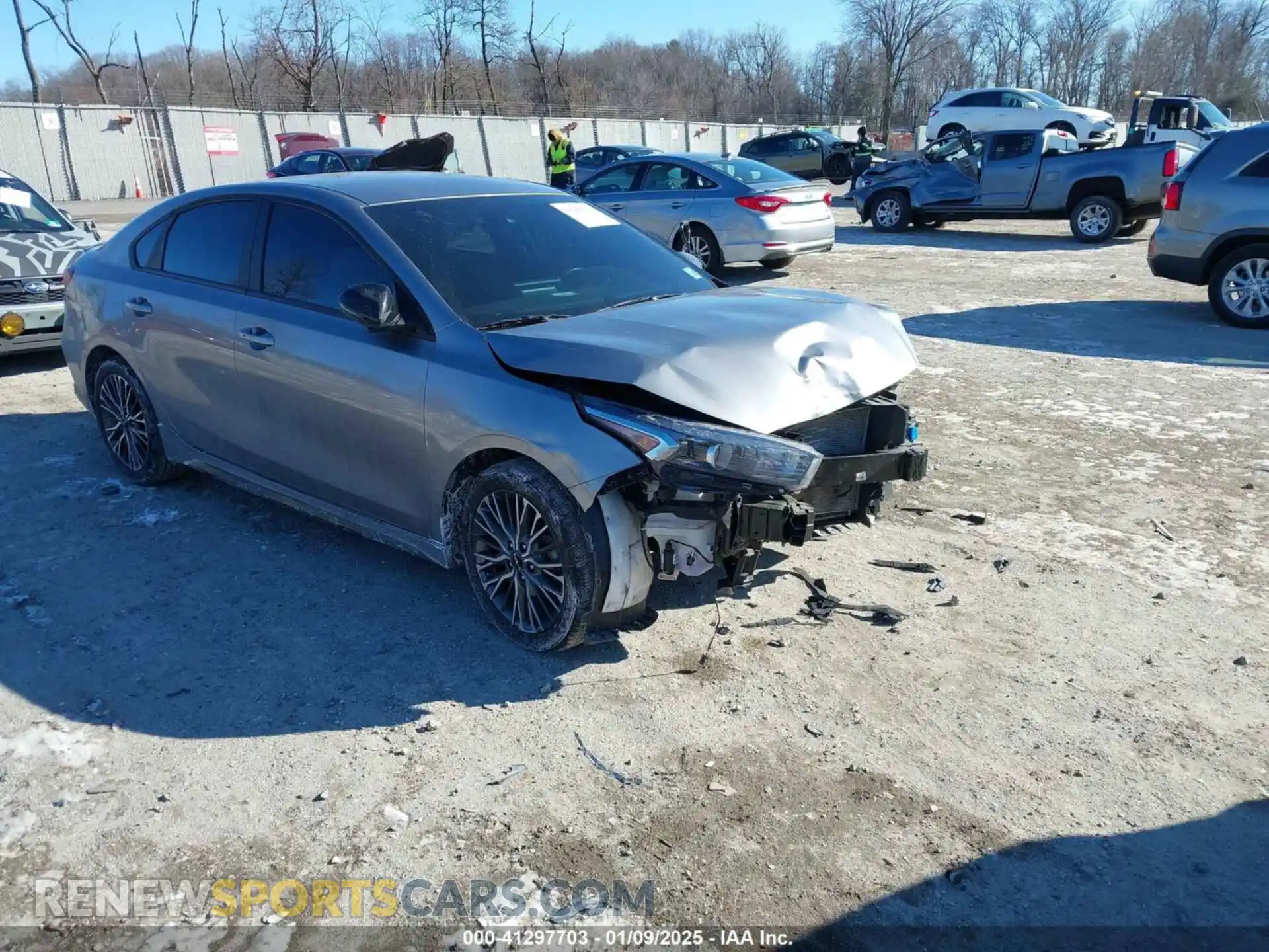 1 Photograph of a damaged car 3KPF54AD2PE562245 KIA FORTE 2023