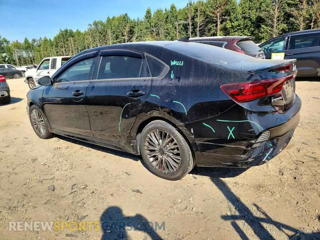 2 Photograph of a damaged car 3KPF54AD3PE591849 KIA FORTE 2023