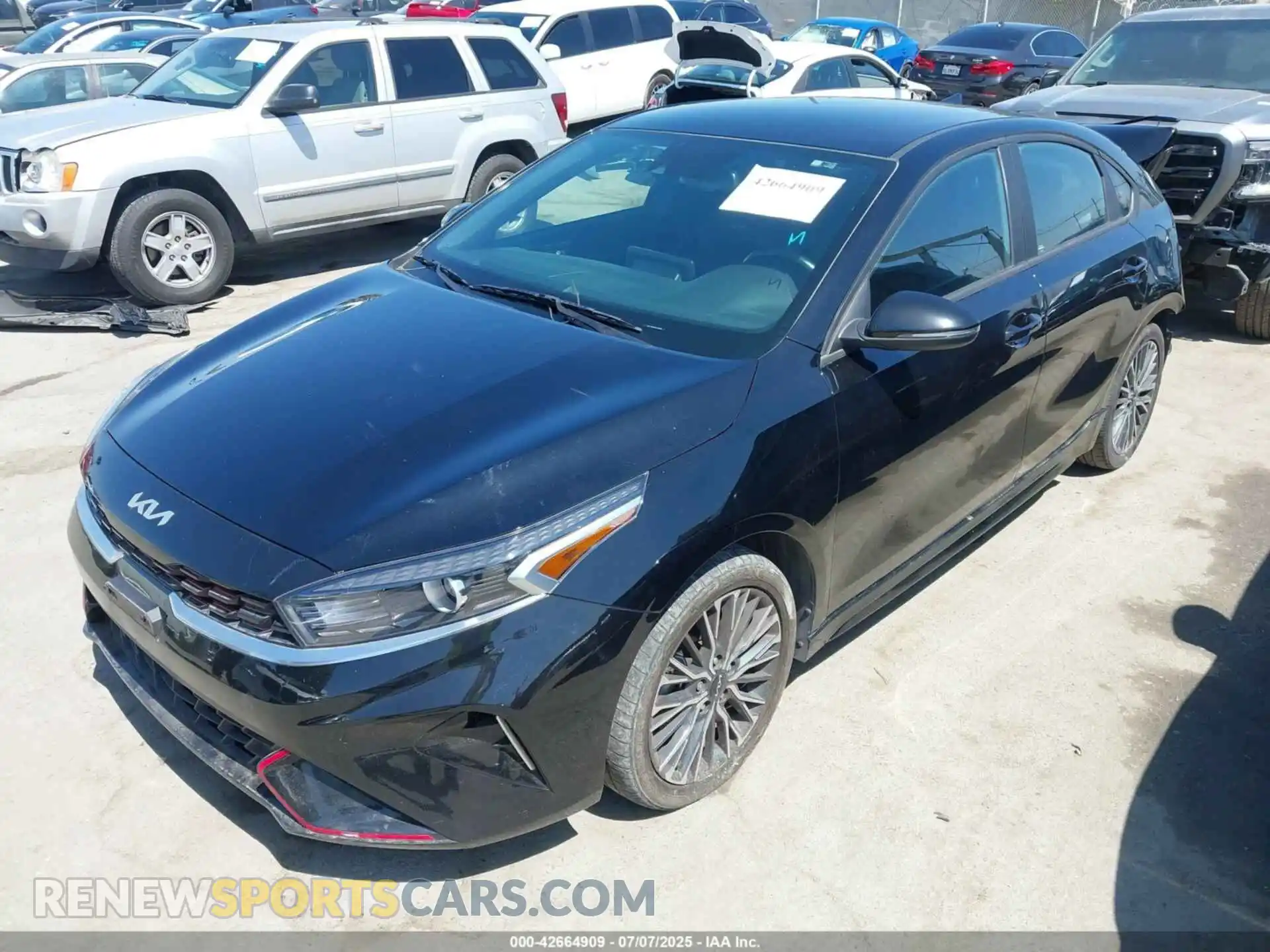 2 Photograph of a damaged car 3KPF54AD3PE599384 KIA FORTE 2023
