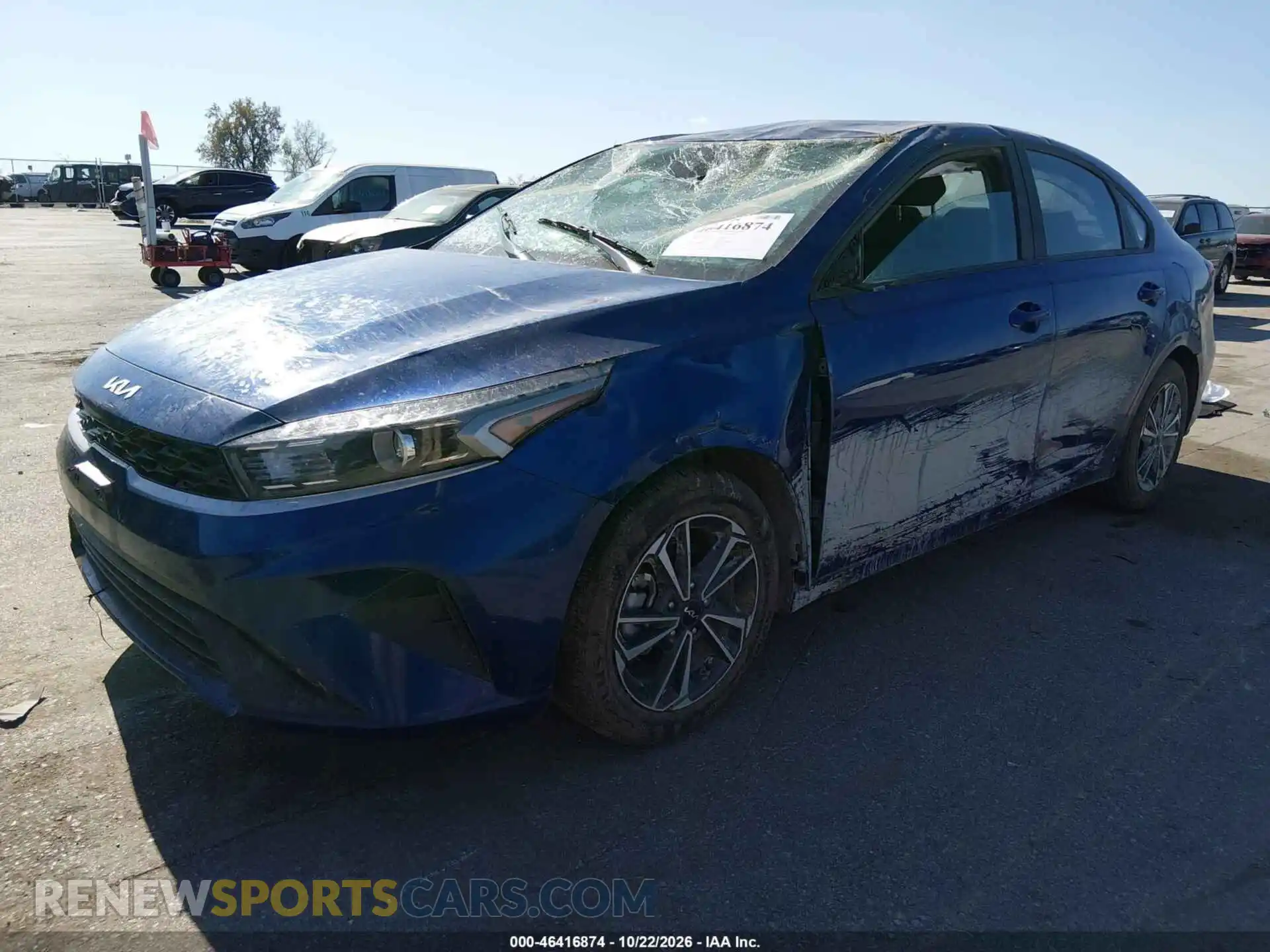 2 fotografías del automóvil dañado 3KPF24AD0RE780924 KIA FORTE 2024
