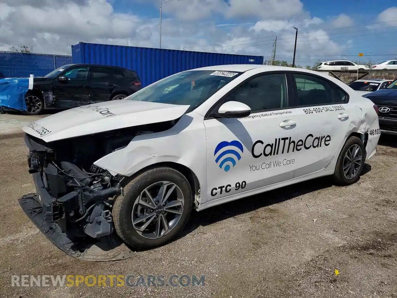1 Photograph of a damaged car 3KPF24AD4RE723433 KIA FORTE 2024