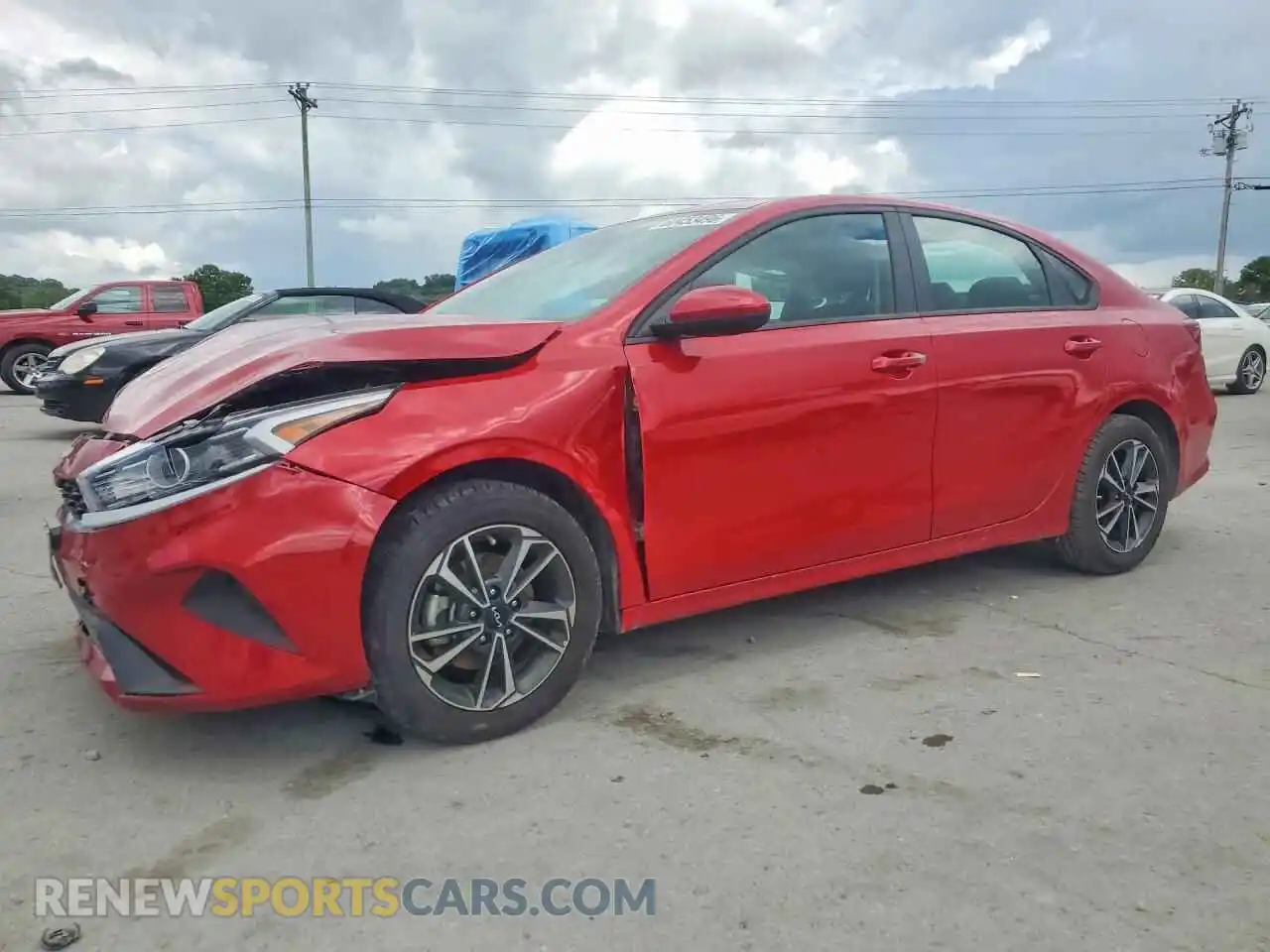 1 Photograph of a damaged car 3KPF24AD7RE736046 KIA FORTE 2024