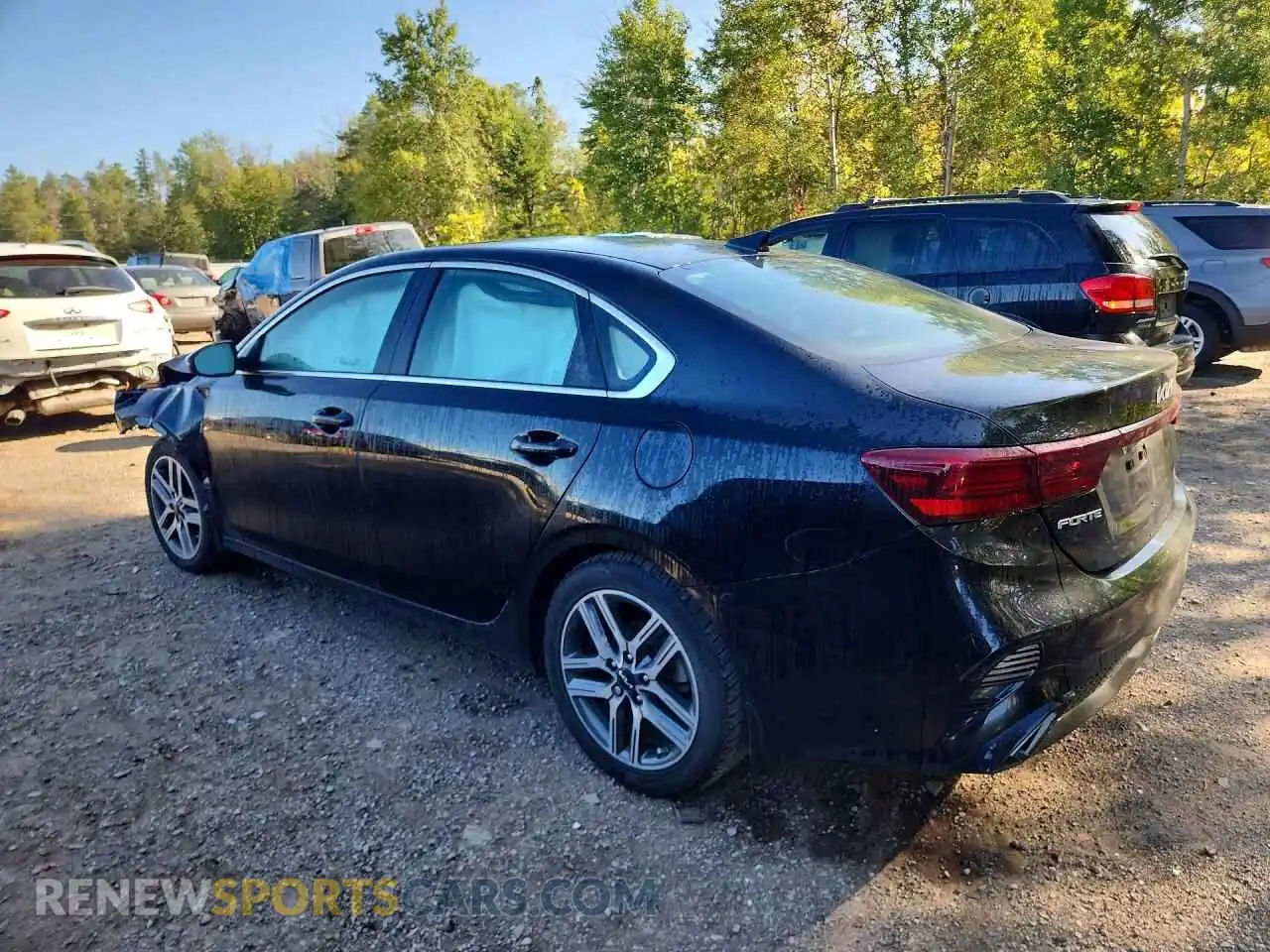 2 fotografías del automóvil dañado 3KPF34AD3RE714669 KIA FORTE 2024