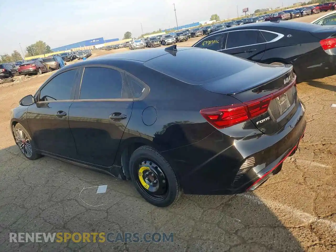 2 fotografías del automóvil dañado 3KPF44AC8RE809572 KIA FORTE 2024