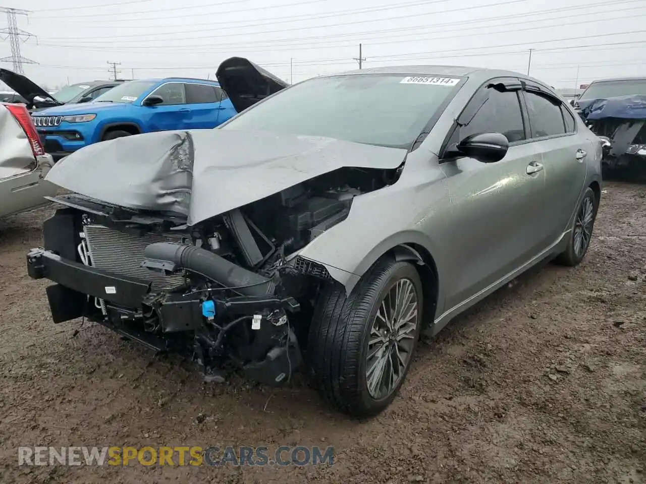 1 Photograph of a damaged car 3KPF54AD2RE745292 KIA FORTE 2024